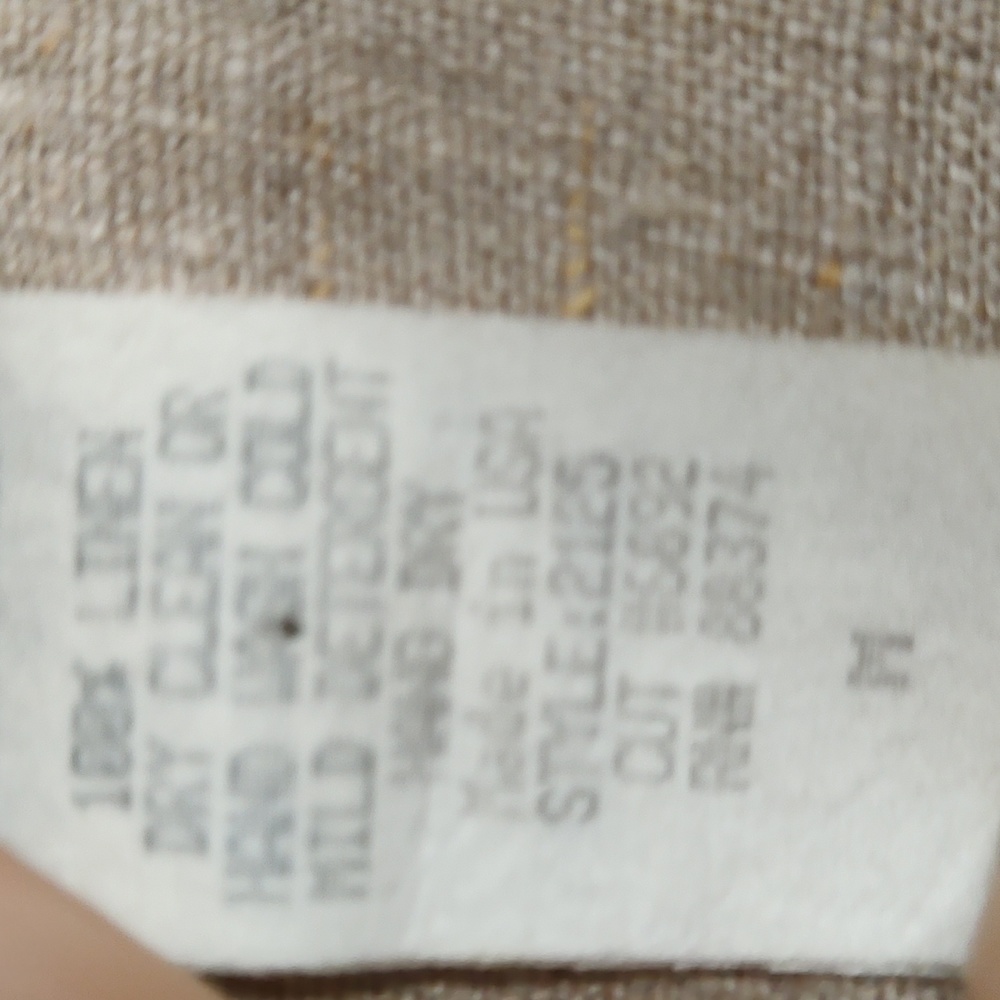 Fina Fina Vnt 100% Linen Top Collar Vest View 5